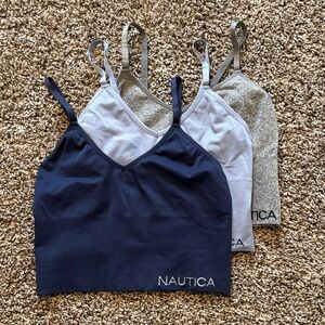 Set of 3 Nautica Longline Bralettes